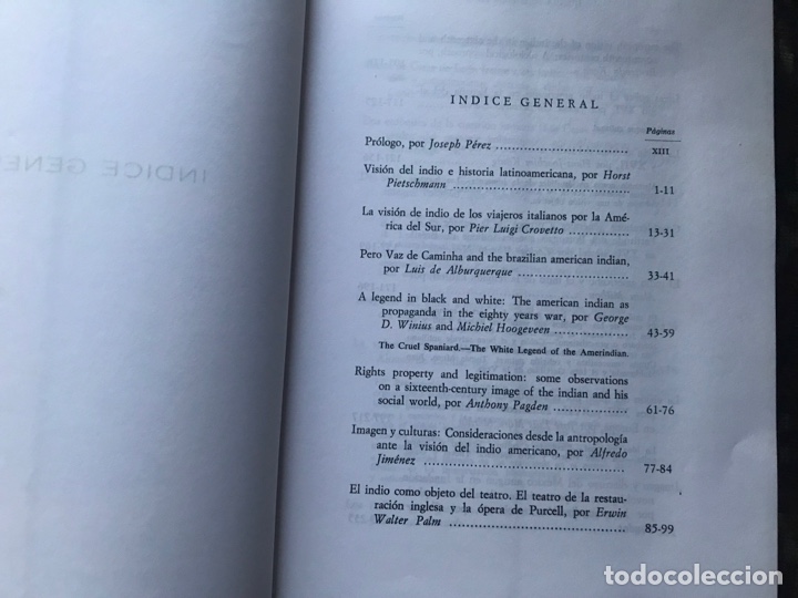 Libros de segunda mano: La imagen del indio en la Europa moderna. CSIC - Foto 5