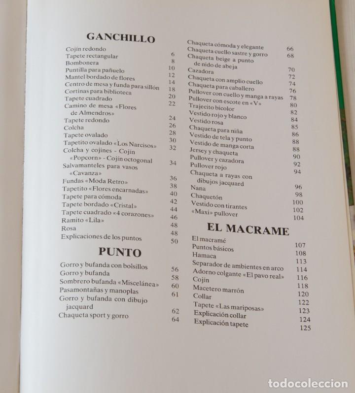 Libros de segunda mano: Mis labores. Ganchillo, punto y macram&eacute; - Foto 4