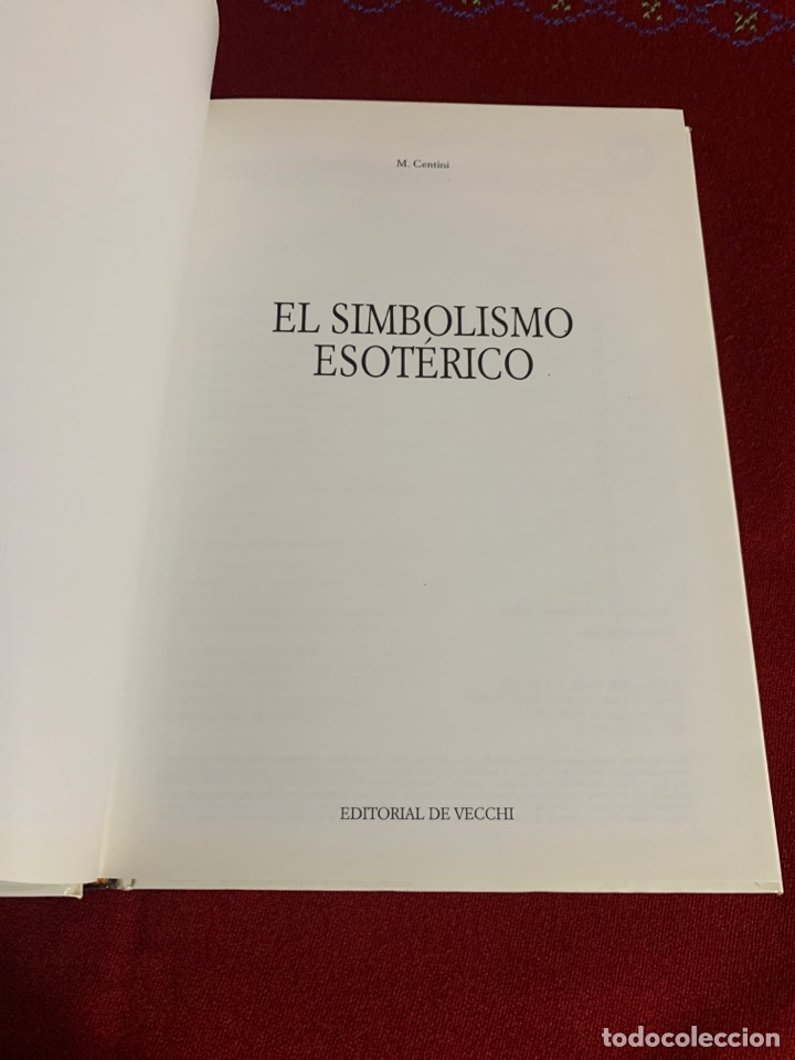 Libros de segunda mano: El simbolismo esot&eacute;rico. M. Centini. Ed. De Vecchi. - Foto 5