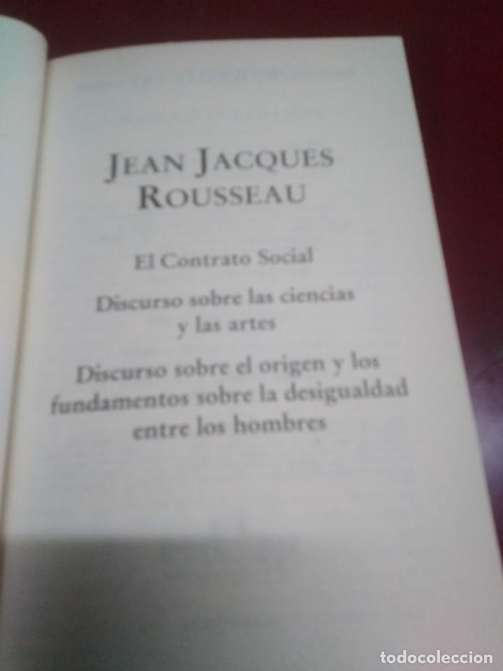Libros de segunda mano: Obras selectas  -  Jean Jacques Rousseau - Foto 2