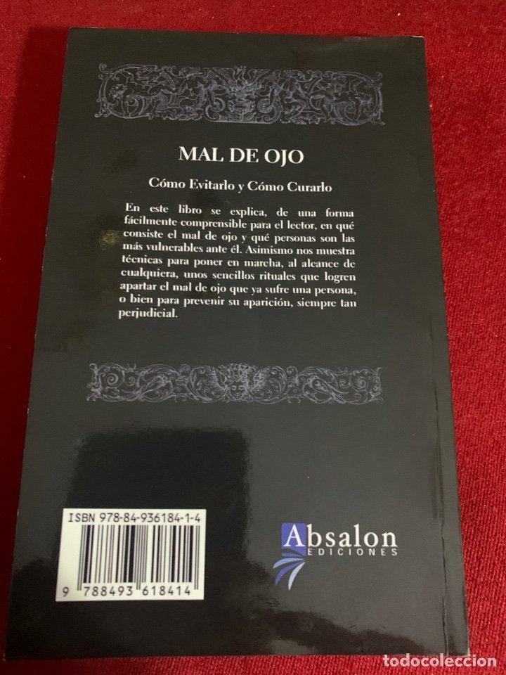 Libros de segunda mano: Mal de Ojo. C&oacute;mo evitarlo y c&oacute;mo curarlo. Cecilia Blanco. Absal&oacute;n ediciones. - Foto 2