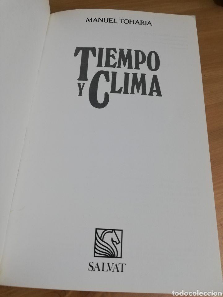 Libros de segunda mano: TIEMPO Y CLIMA (MANUEL TOHARIA) - Foto 2