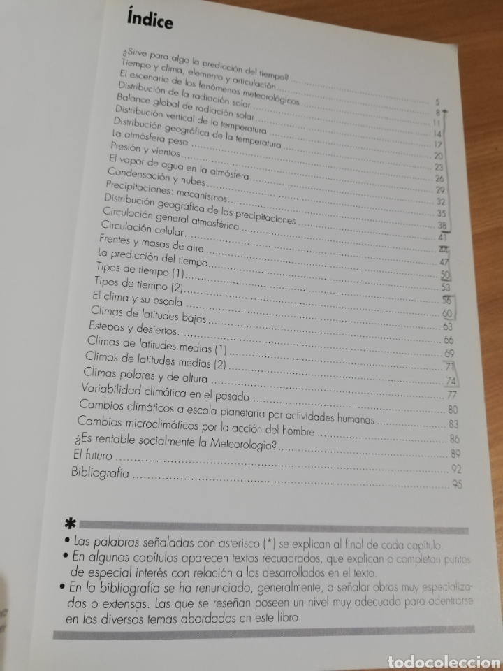 Libros de segunda mano: TIEMPO Y CLIMA (MANUEL TOHARIA) - Foto 3