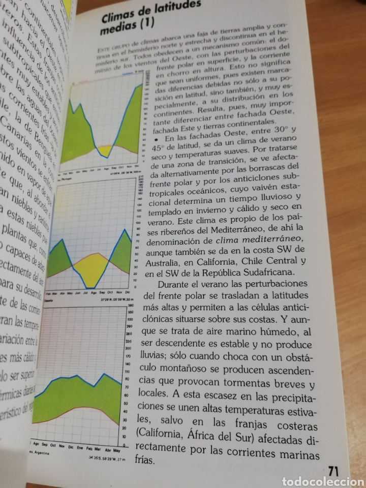 Libros de segunda mano: TIEMPO Y CLIMA (MANUEL TOHARIA) - Foto 5