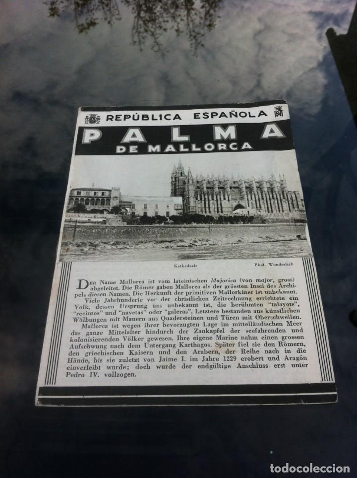 Libros de segunda mano: FOLLETO. REP&Uacute;BLICA ESPA&Ntilde;OLA. PALMA DE MALLORCA - Foto 1