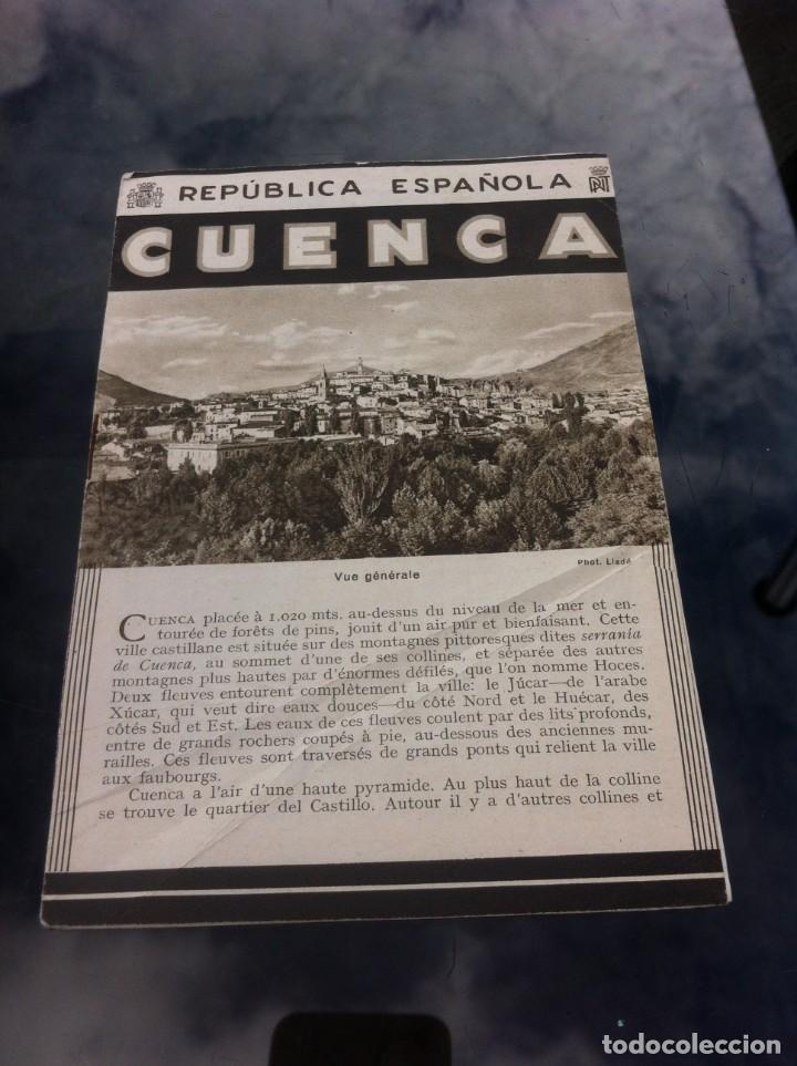 Libros de segunda mano: FOLLETO. REP&Uacute;BLICA ESPA&Ntilde;OLA. CUENCA - Foto 1