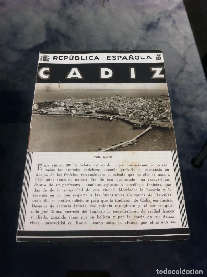 Libros de segunda mano: FOLLETO. REP&Uacute;BLICA ESPA&Ntilde;OLA. C&Aacute;DIZ - Foto 1