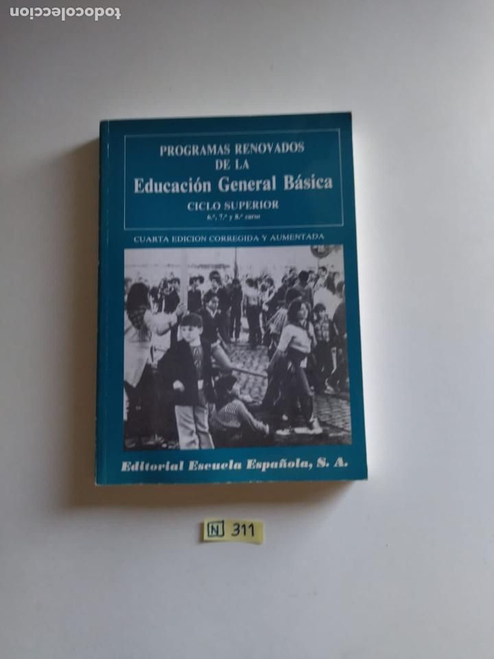 Libros de segunda mano: Programas renovados de la Educaci&oacute;n General B&aacute;sica - Foto 1