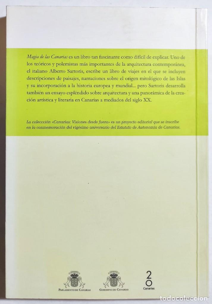 Libros de segunda mano: ALBERTO SARTORIS. MAGIA DE LAS CANARIAS. 2003. - Foto 4