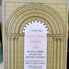 Libros de segunda mano: CATALOGO HISTORICO Y MONUMENTAL DE GIJON. Lote 299687473