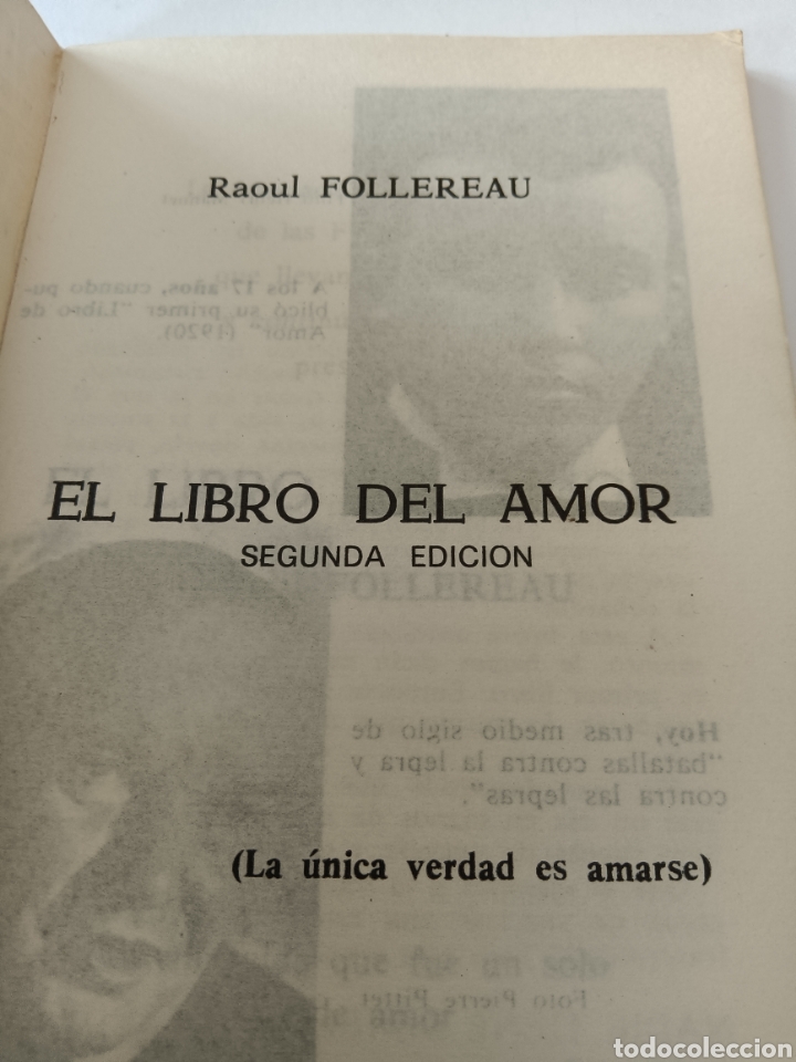 Libros de segunda mano: El libro del amor. Raoul Follereau. 2&ordf; edici&oacute;n. 1972 - Foto 2