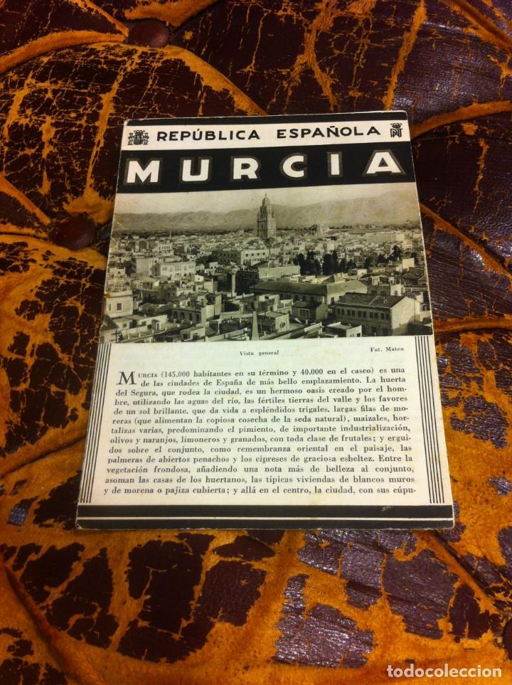 Libros de segunda mano: FOLLETO REP&Uacute;BLICA ESPA&Ntilde;OLA. MURCIA - Foto 1