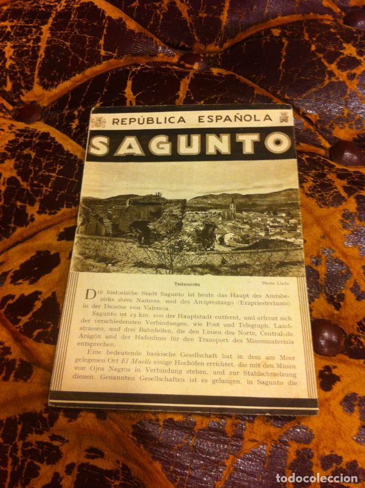 Libros de segunda mano: FOLLETO REP&Uacute;BLICA ESPA&Ntilde;OLA. SAGUNTO - Foto 1