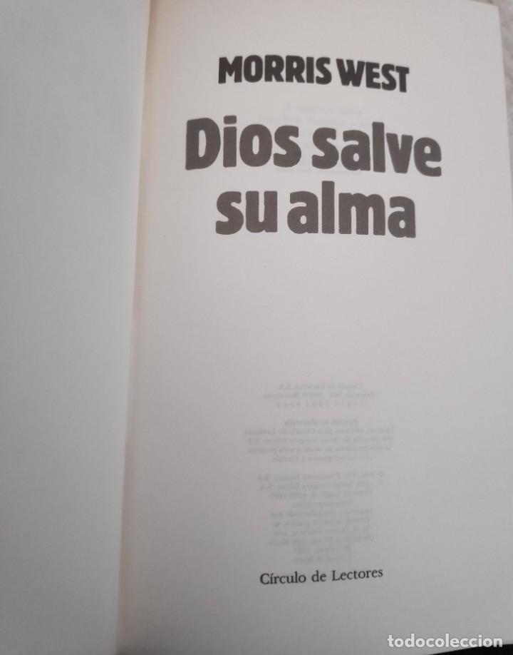 Libros de segunda mano: Dios salve su alma, Morris West, C&iacute;rculo de Lectores - Foto 5