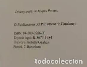 Libros de segunda mano: LLIBRE DEL CINQUANTENARI-PARLAMENT DE CATALUNYA (1932-1982) - Foto 4