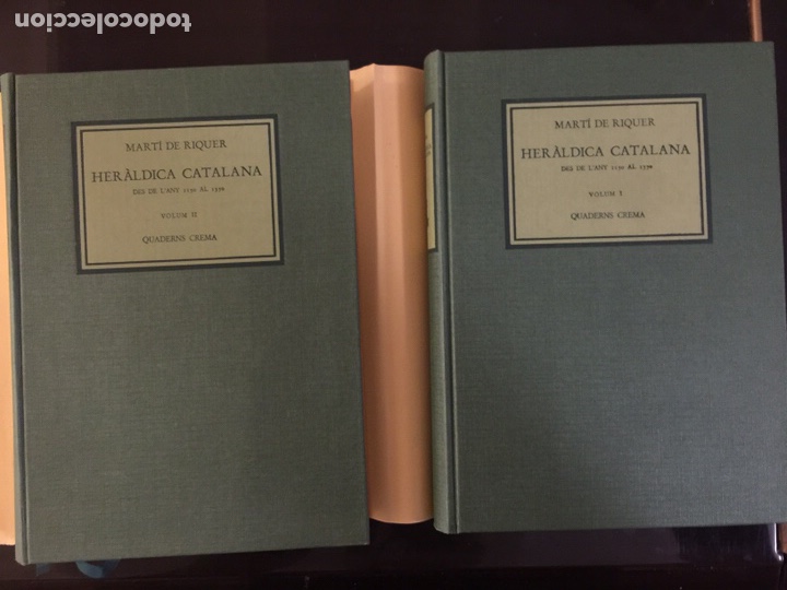 Libros de segunda mano: Her&agrave;ldica Catalana. Mart&iacute; de Riquer. Cuaderns Crema. - Foto 2