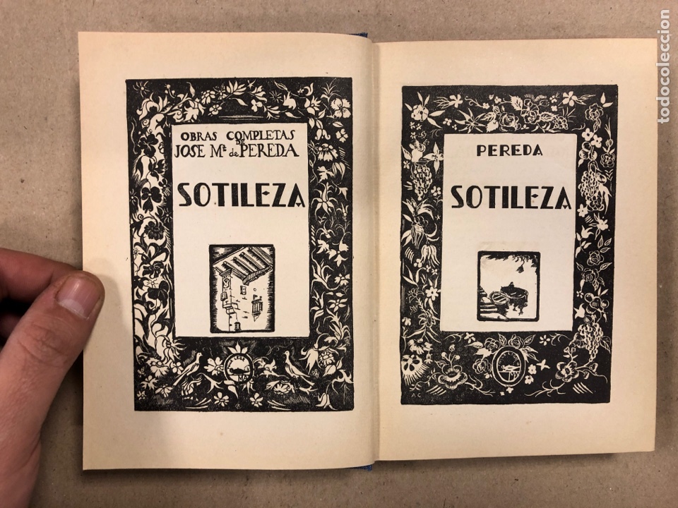 Libros de segunda mano: SOTILEZA, OBRAS COMPLETAS DE JOS&Eacute; M&ordf; DE PEREDA. EDITORIAL BALMES. - Foto 3