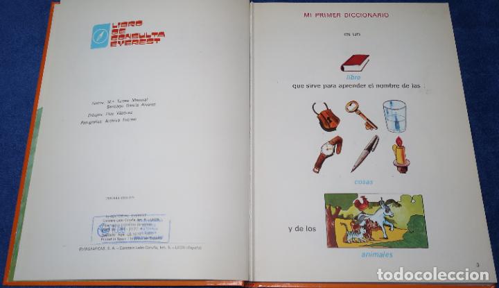 Libros de segunda mano: Mi primer diccionario - Everest (1982) &iexcl;Impecable! - Foto 4