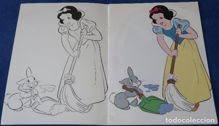 Libros de segunda mano: Blancanieves - Gran libro de colorear - Disney - Ediciones Gaviota (1994) - Foto 2