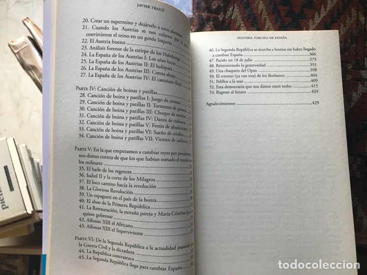 Libros de segunda mano: Historia torcida de Espa&ntilde;a Javier Trait&eacute;. Principal maxi. Como nuevo. - Foto 5