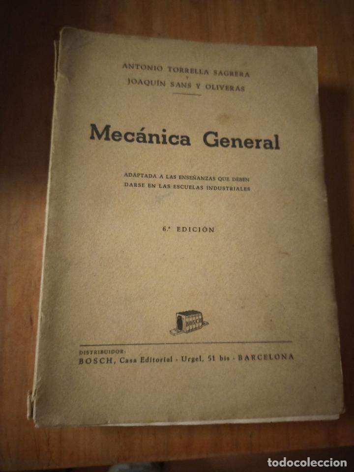 Libros de segunda mano: MECANICA GENERAL - BOSCH - 6&ordf; EDICION - Foto 1