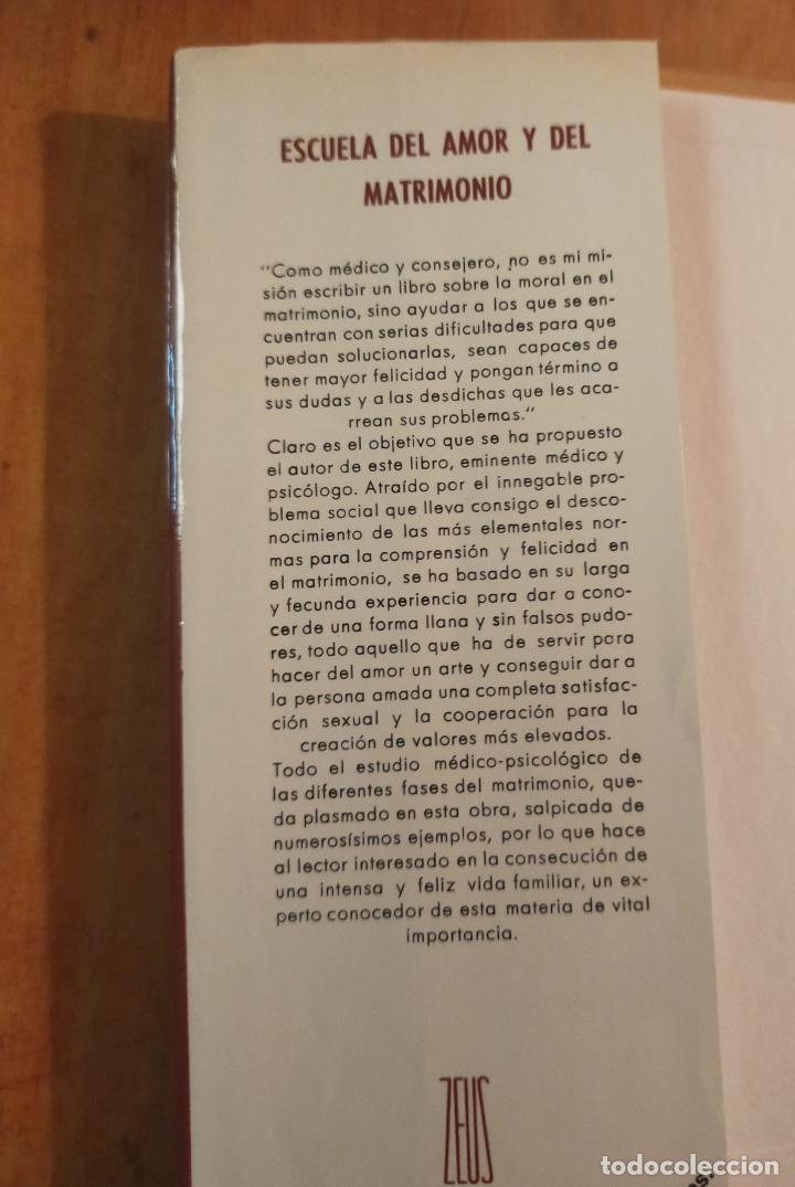 Libros de segunda mano: ESCUELA DEL AMOR Y DEL MATRIMONIO. DR. O. KARSTEN - Foto 3