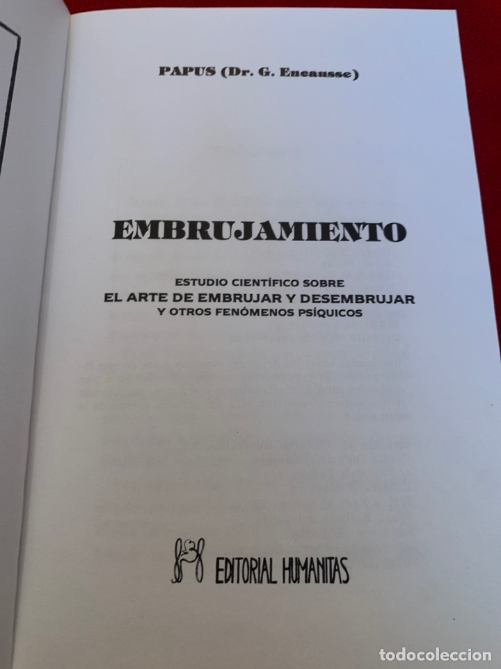 Libros de segunda mano: Embrujamiento. Papus (Dr. G. Encausse). - Foto 3