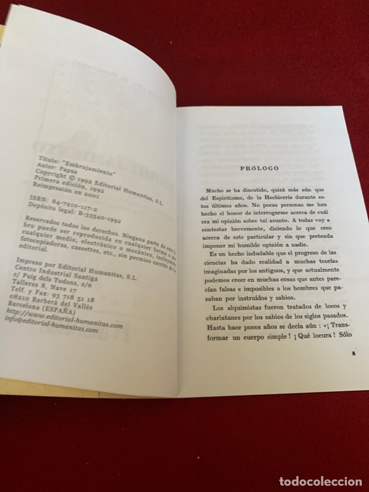 Libros de segunda mano: Embrujamiento. Papus (Dr. G. Encausse). - Foto 5