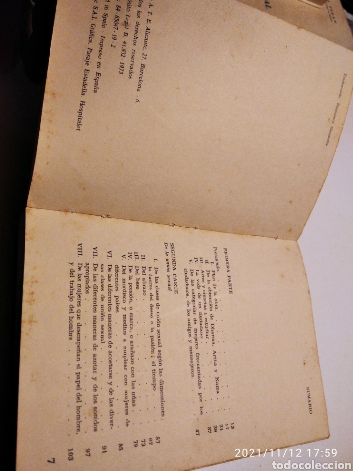 Libros de segunda mano: Kama Sutra 1973 - Foto 4