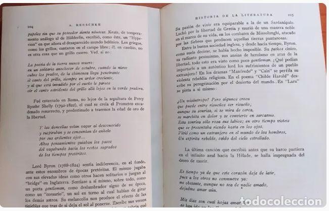 Libros de segunda mano: HISTORIA DE LA LITERATURA - A. HENSCHKE - Foto 7