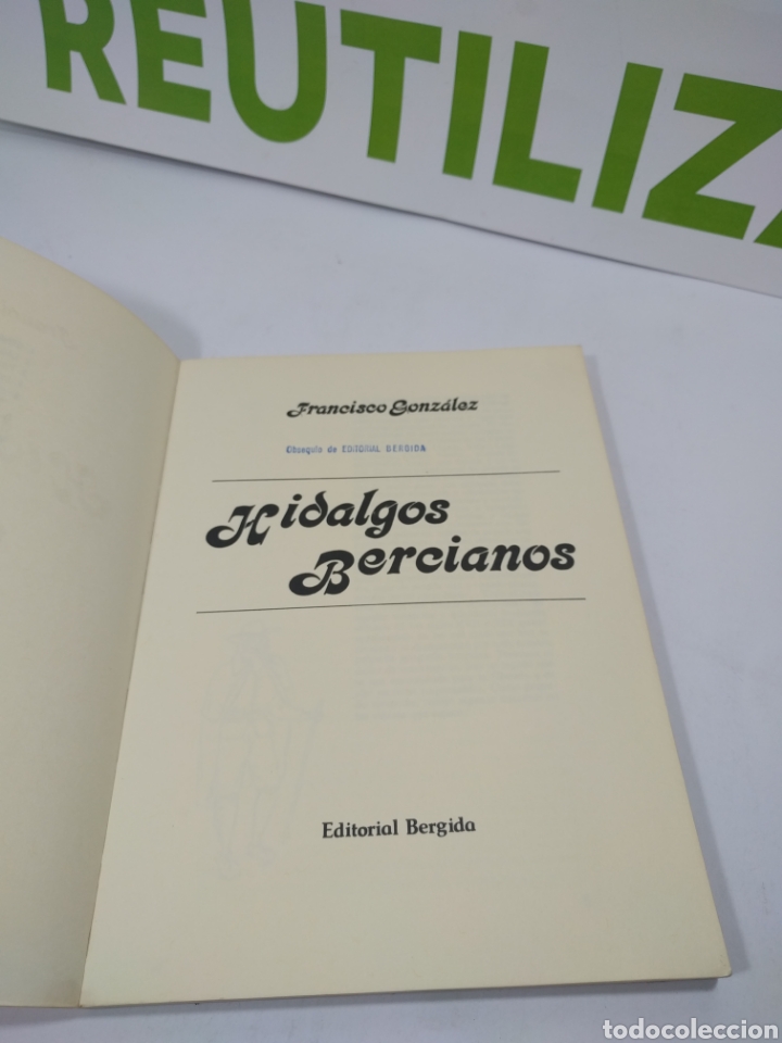 Libros de segunda mano: Hidalgos Bercianos. Francisco Gonzalez. Editorial Bergida. - Foto 2