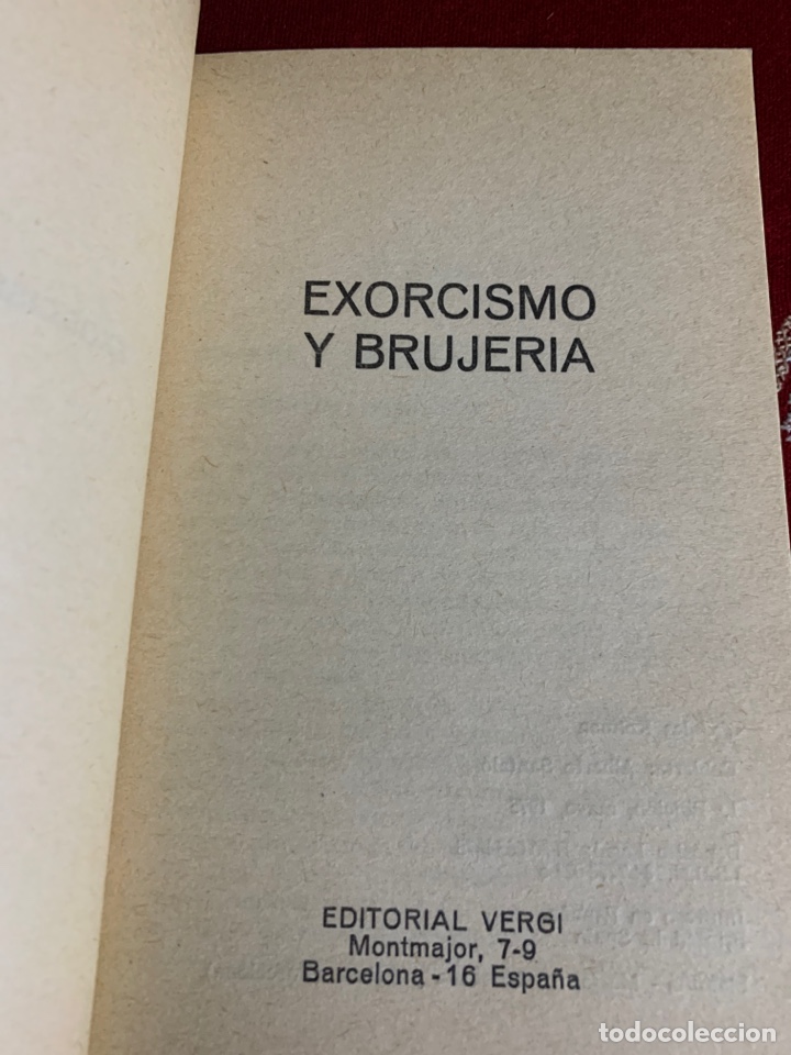 Libros de segunda mano: Exorcismo y Brujer&iacute;a. Jules Kolman. - Foto 4