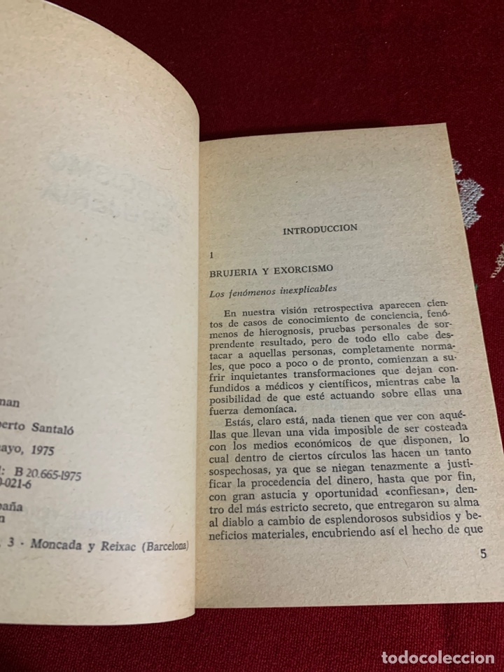 Libros de segunda mano: Exorcismo y Brujer&iacute;a. Jules Kolman. - Foto 5