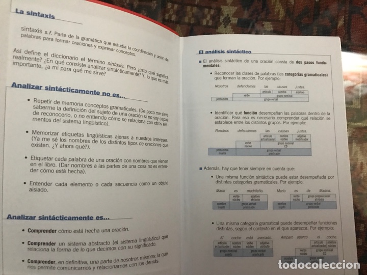 Libros de segunda mano: An&aacute;lisis sint&aacute;ctico. Teor&iacute;a y pr&aacute;ctica. Leonardo G&oacute;mez Torrego. Como nuevo - Foto 4