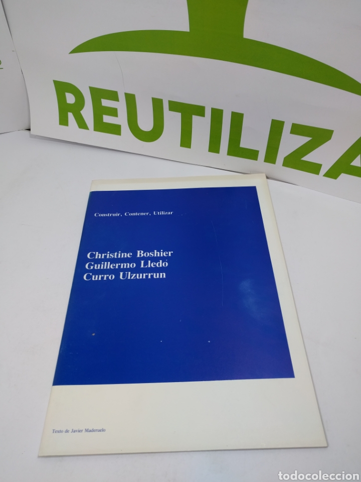 Libros de segunda mano: Construir, contener, utilizar. Texto de Javier maderuelo. - Foto 1