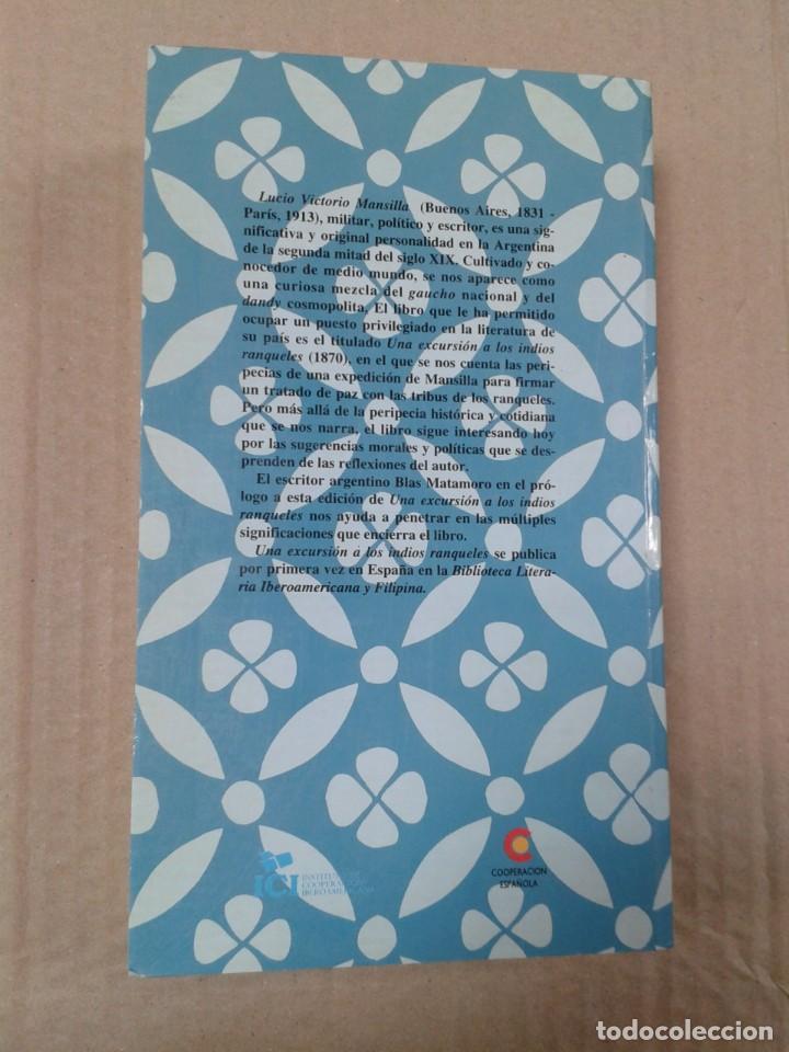 Libros de segunda mano: LUCIO V. MANSILLA - UNA EXCURSION A LOS INDIOS RANQUELES - Foto 2