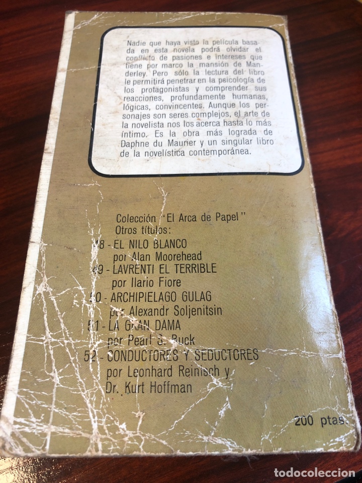 Libros de segunda mano: Rebeca - Daphne du Maurier - Foto 2