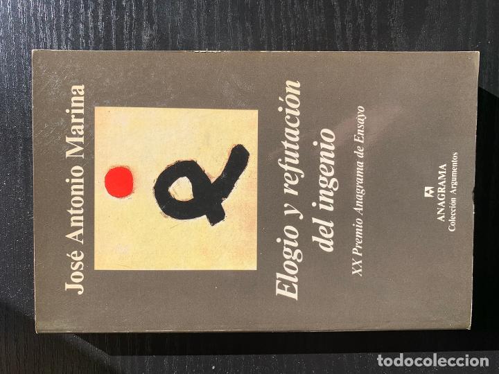 Libros de segunda mano: Elegio y refutaci&oacute;n del ingenio - MARINA Jos&eacute; Antonio - Foto 1