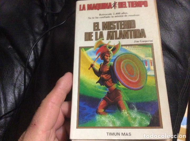 Libros de segunda mano: Libro el misterio de la Atl&aacute;ntida timun mas la m&aacute;quina del tiempo