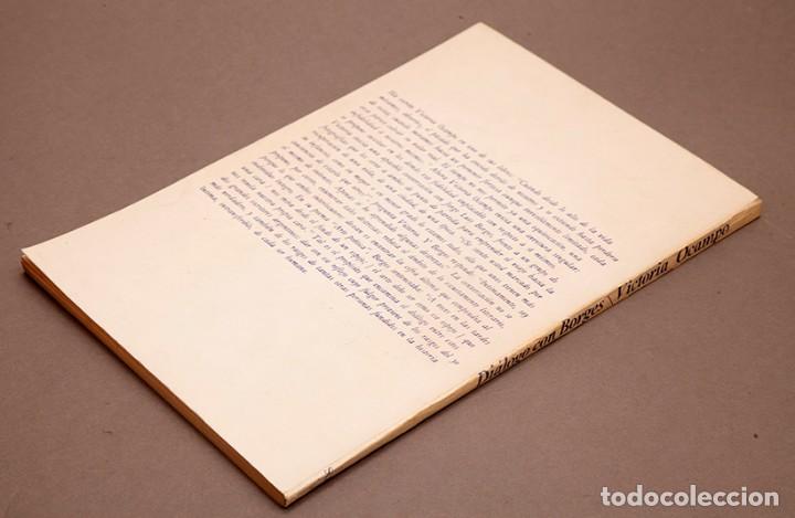 Libros de segunda mano: Di&aacute;logo con Borges, Victoria Ocampo - 1969 - Foto 13