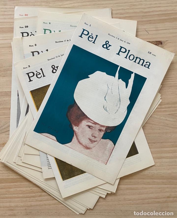 Libros de segunda mano: Pel & Ploma. Nos. 1-30 (1899). edici&oacute;n Facs&iacute;mil - Foto 1