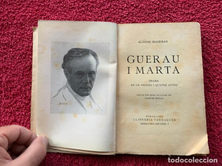 Libros de segunda mano: 1932. GUERAU I MARTA. ALFONS MASERES.RETRAT DE L&acute;AUTOR A TOTA P&Agrave;GINA. IMPRENTA ALT&Egrave;S. BARCELONA.
