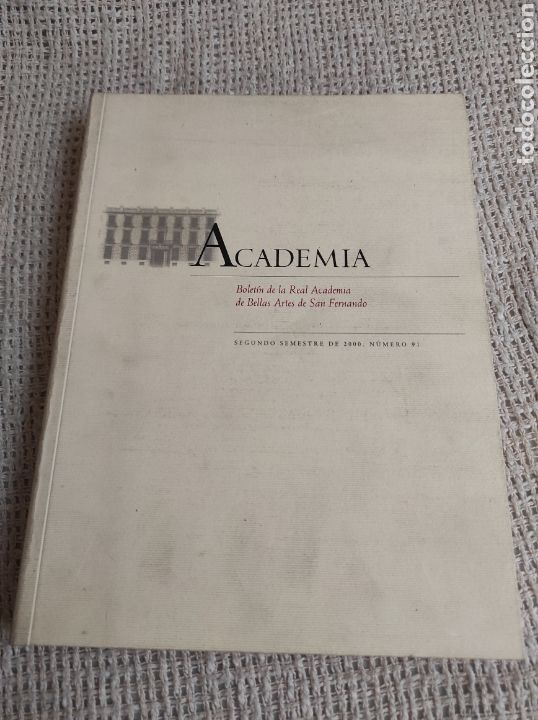 Libri di seconda mano: Academia: bolet&iacute;n de la Real Academia de Bellas Artes de San Fernando N&ordm; 91 A&Ntilde;O 2000