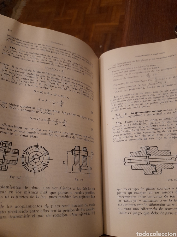 Libros de segunda mano: Mecanismos,C&aacute;lculo y Construcci&oacute;n, Editorial Dossat de 1950 - Foto 3