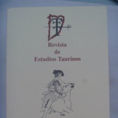 Libros de segunda mano: REVISTA DE ESTUDIOS TAURINOS , Nº 27, 2010 : TOROS EN CATALUÑA, CHAMACO, ETC. Lote 300906053