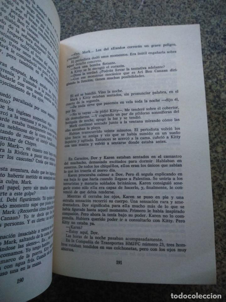 Libros de segunda mano: EXODO -- LEON URIS -- EDITORIAL BRUGUERA -- - Foto 3