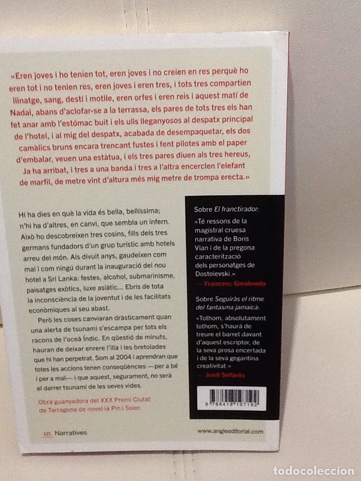 Libros de segunda mano: Albert Pijuan . Tsunami .Angle editorial . - Foto 2
