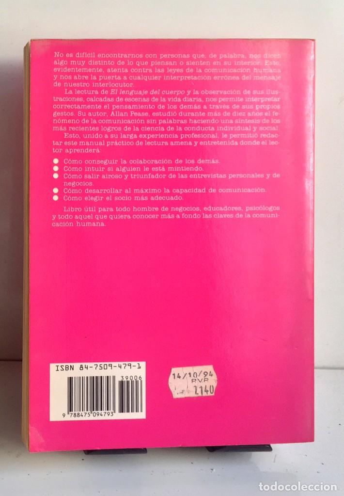 Libros de segunda mano: EL LENGUAJE DEL CUERPO - Foto 2
