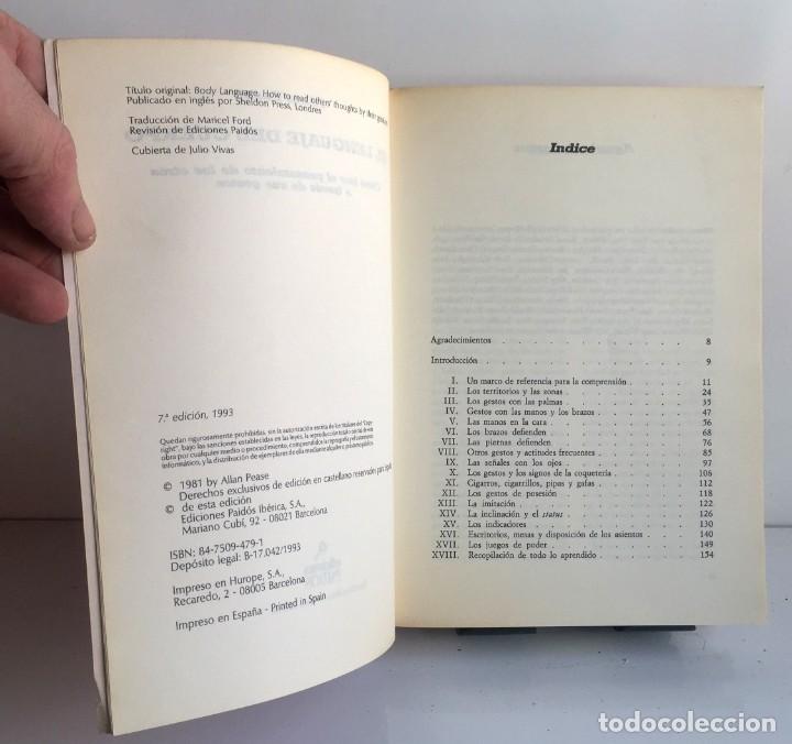 Libros de segunda mano: EL LENGUAJE DEL CUERPO - Foto 3