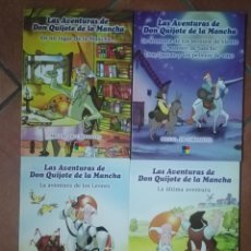 Libros de segunda mano: LAS AVENTURAS DE DON QUIJOTE DE LA MANCHA. COMPLETA. 4 LIBROS. HOBBY CLUB.. Lote 301326973